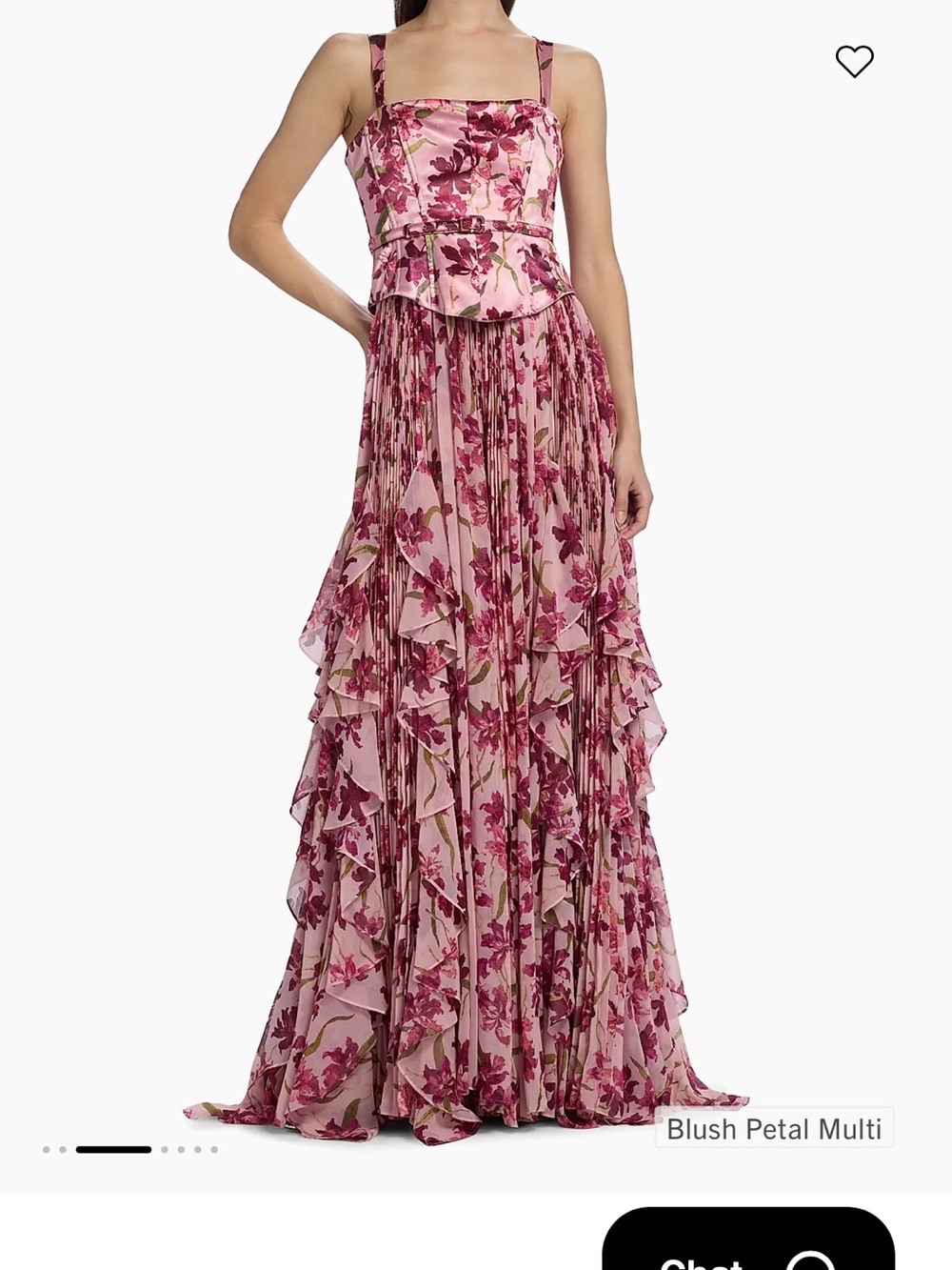 Cinq a sept Leema Trailing Hibiscus Gown